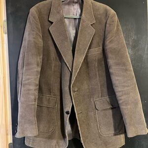 Men's Tan Corduroy Blazer